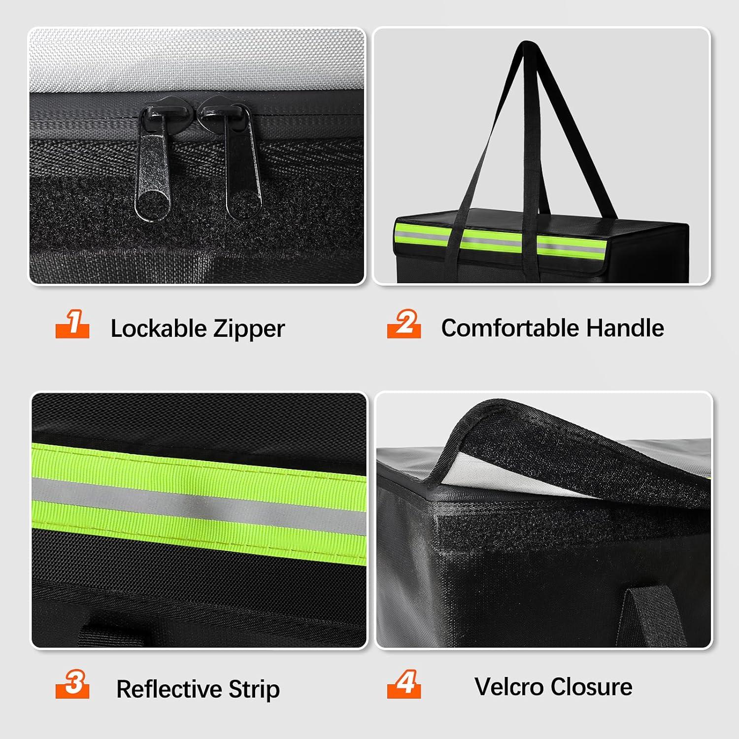 Bolsa de Documentos a Prueba de Fuego Amerbro 61x30.5cm Negra