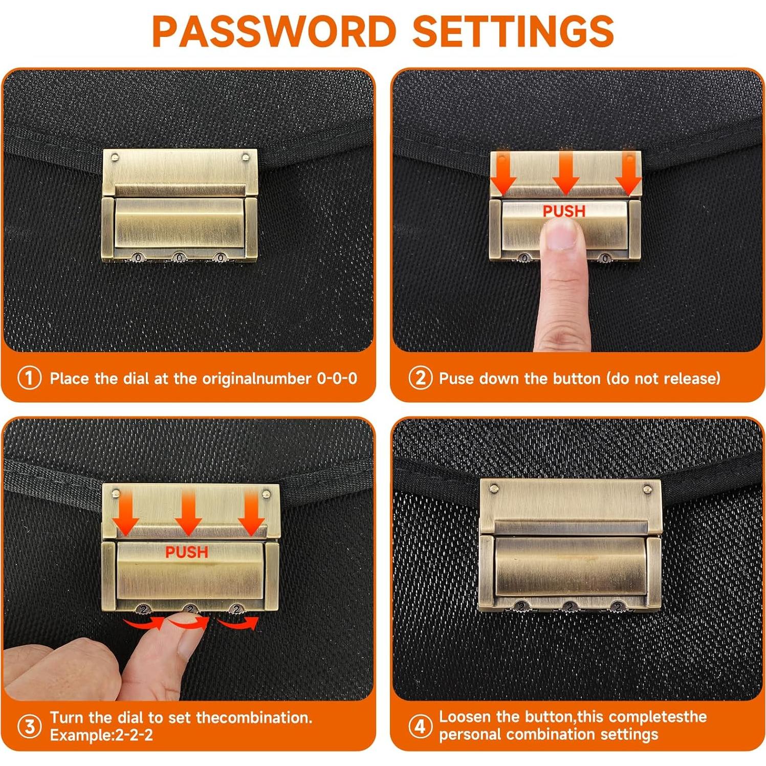 Bolsa de Documentos a Prueba de Fuego Blazetec 36x25cm