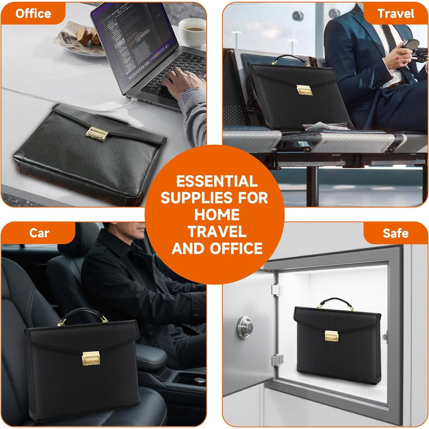 Bolsa de Documentos a Prueba de Fuego Blazetec 36x25cm