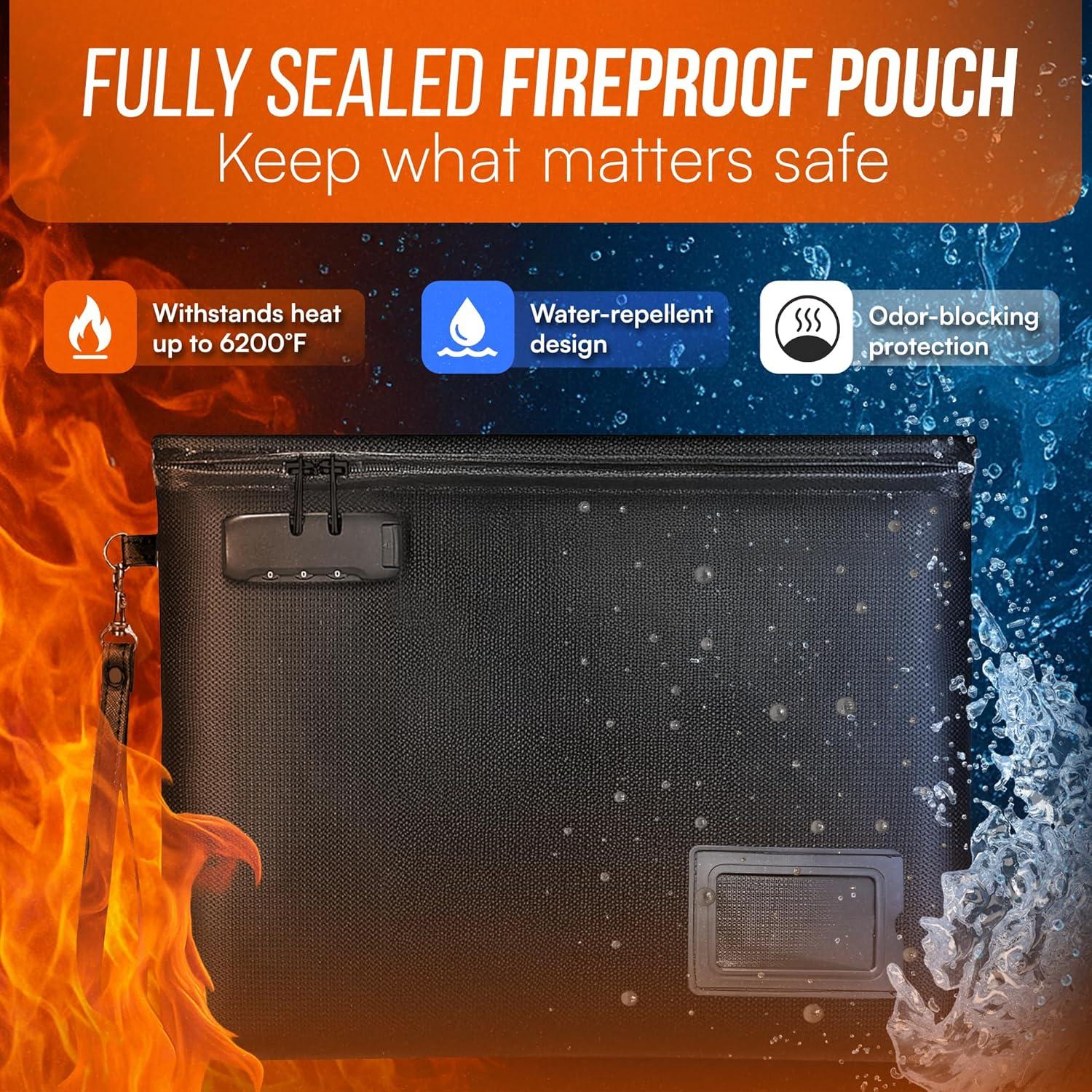 Bolsa de Documentos a Prueba de Fuego DITT BESTE VALG 36.6x28.7cm