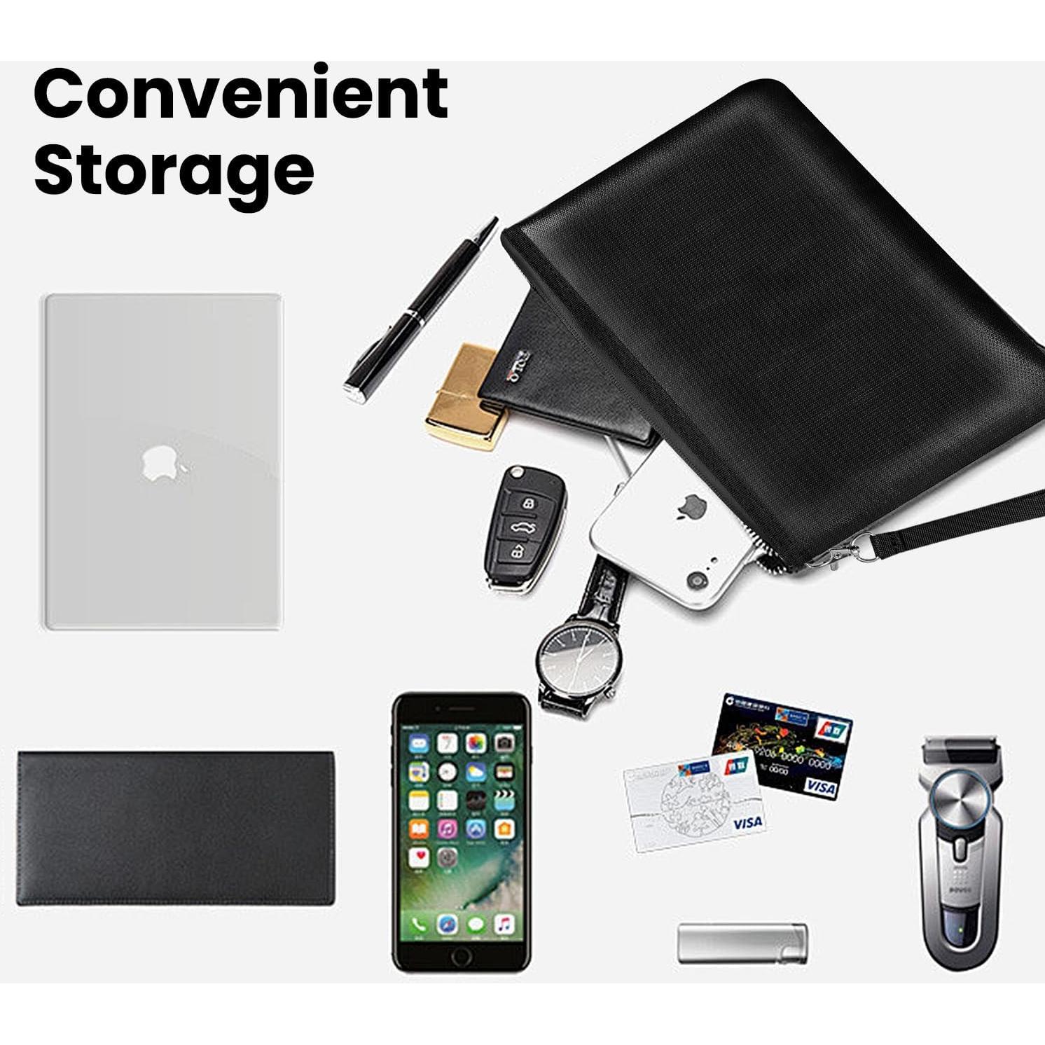 Bolsa de Dinero Ignífuga Quctak 26.67x17.53cm 2pcs