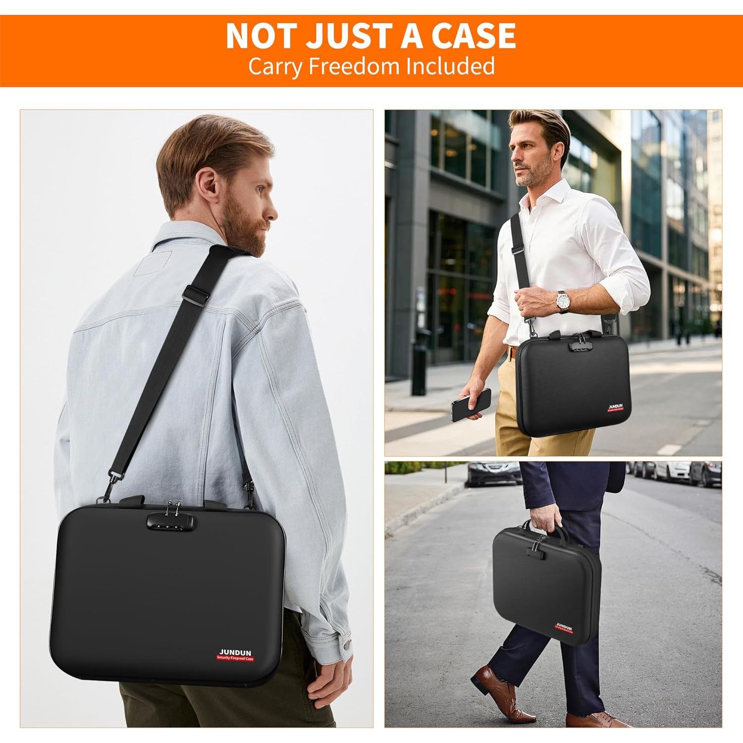 Caja de Documentos a Prueba de Fuego JUNDUN F87 39.37x29.21cm