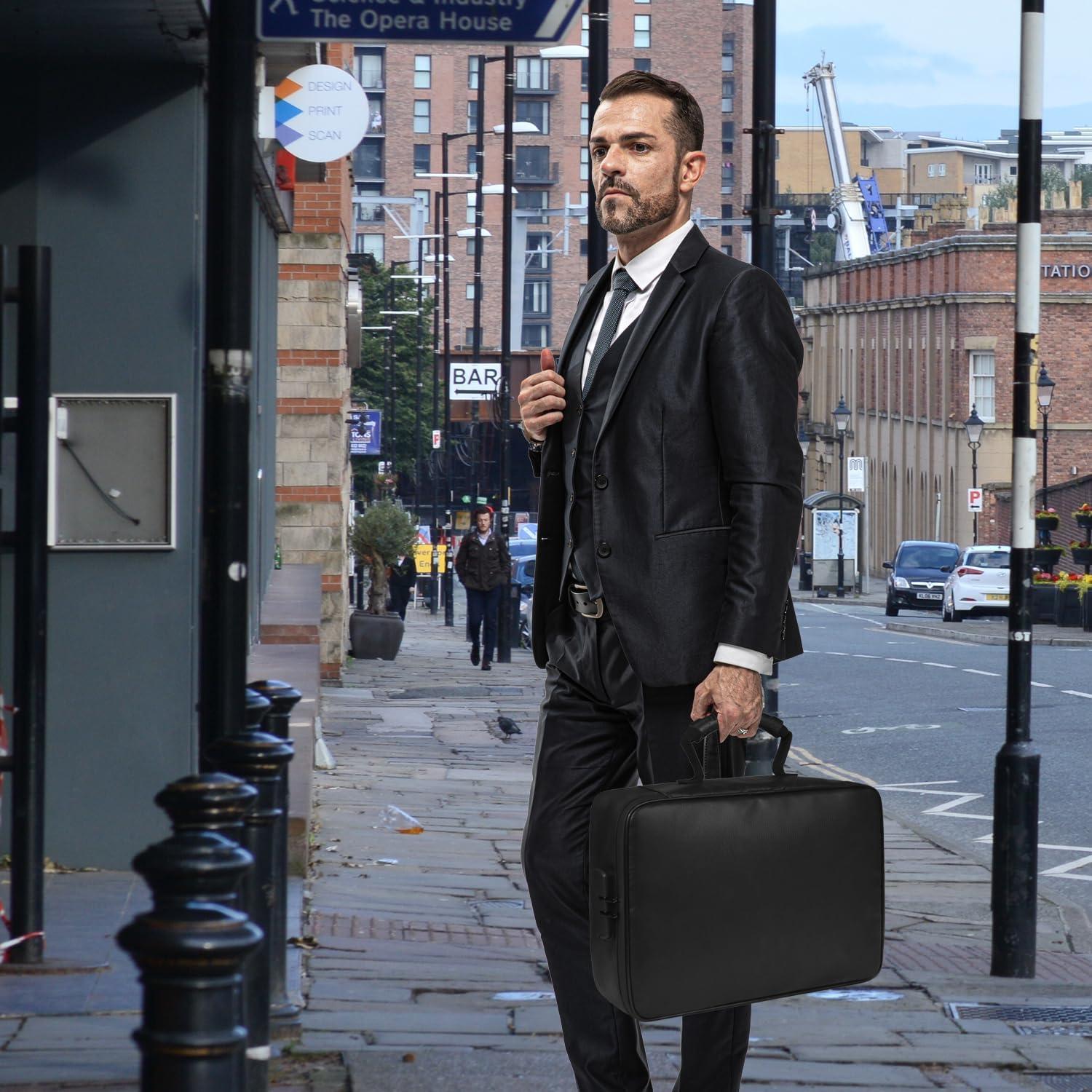 Caja de Seguridad a Prueba de Fuego Schwylth 38x30cm con Cerradura