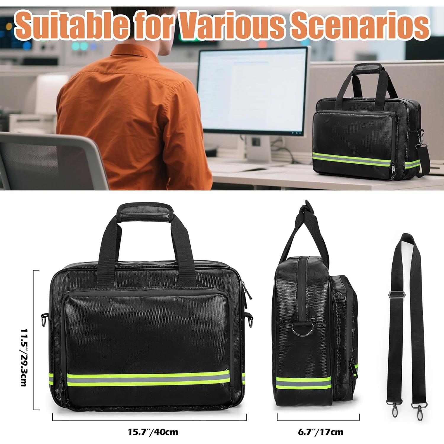 Bolsa de Documentos a Prueba de Fuego Trahzia 40x17x29 cm