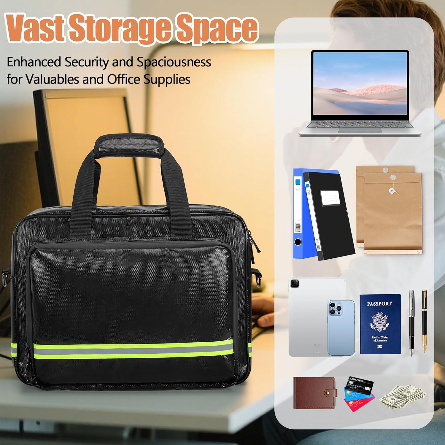 Bolsa de Documentos a Prueba de Fuego Trahzia 40x17x29 cm