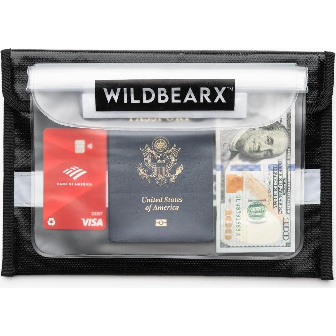 Bolsa de Documentos a Prueba de Fuego WildBearX 27.94x19.05cm
