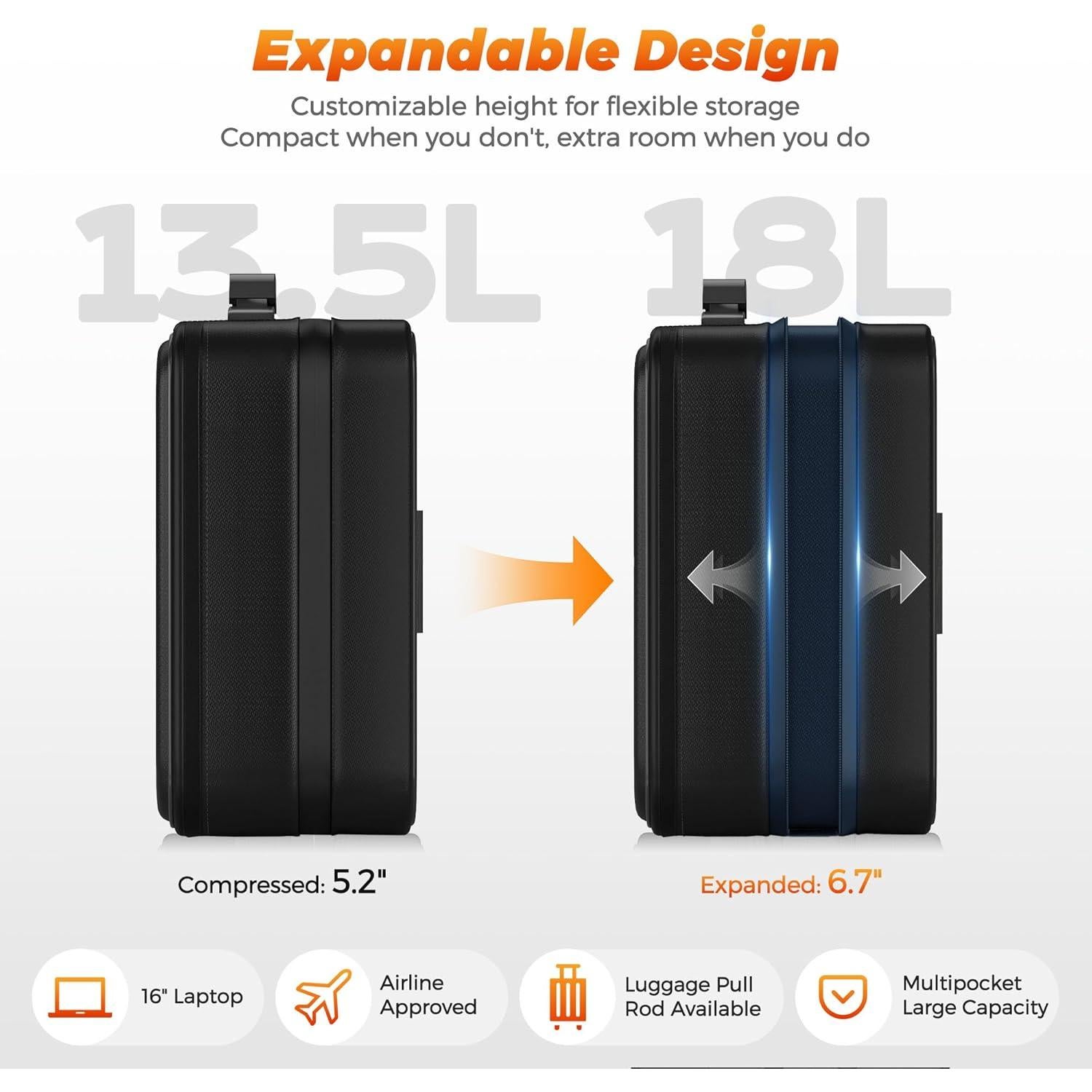 Caja de Documentos Ignífuga Nacial FHB02-BK Expandible 37.1x28.2cm
