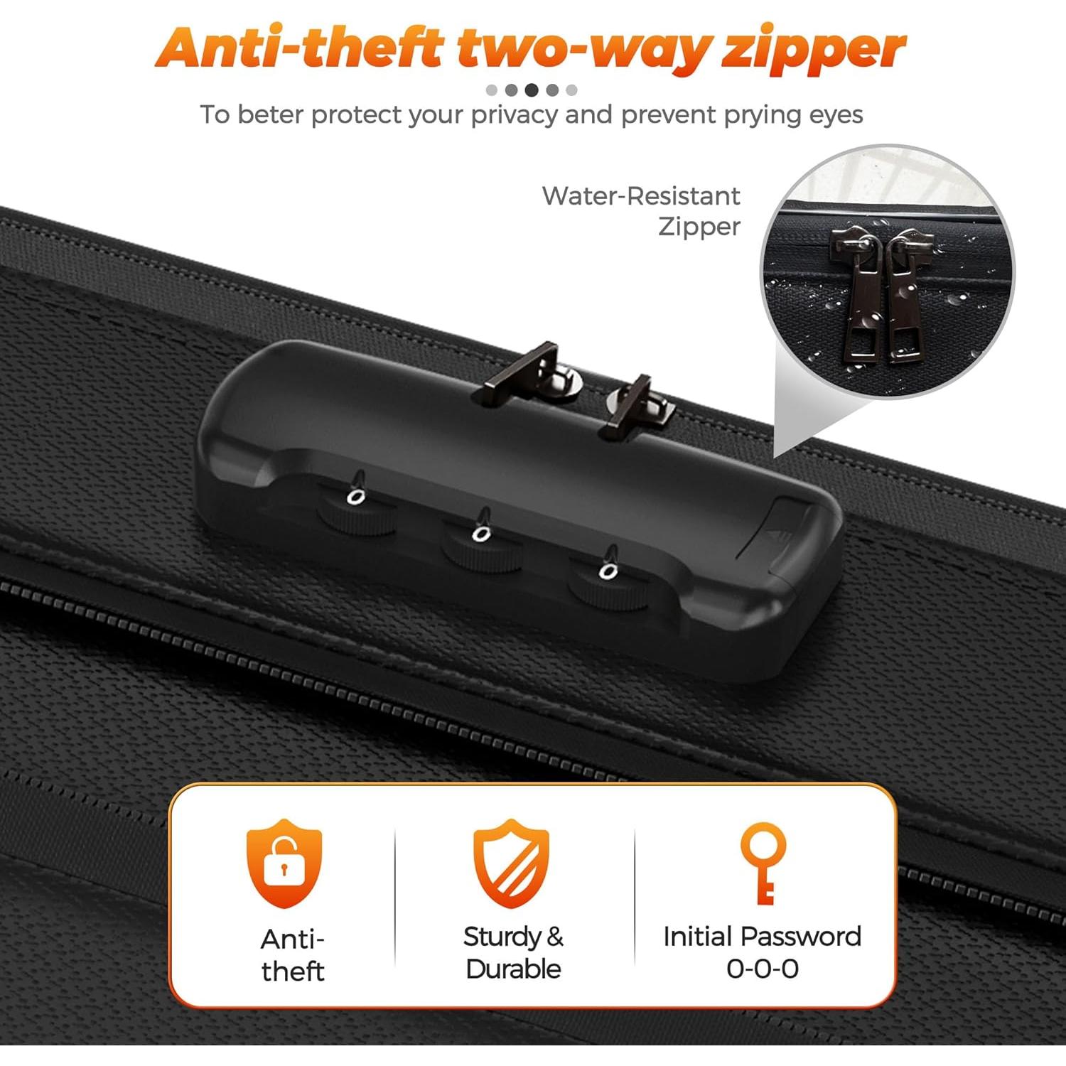 Caja de Documentos Ignífuga Nacial FHB02-BK Expandible 37.1x28.2cm