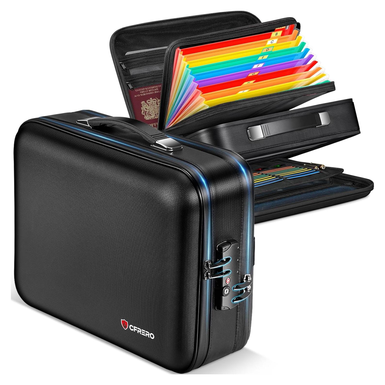 Caja de Documentos a Prueba de Fuego CFRERO 53x12.7x19 cm