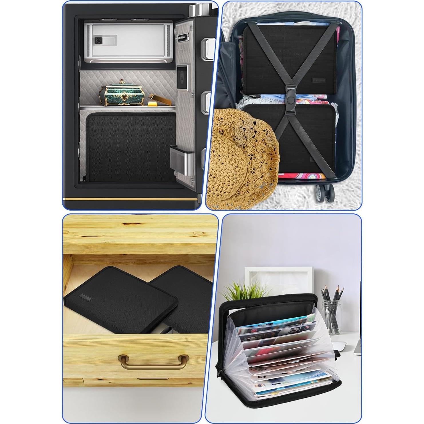 Organizador de Archivos Acordeón Ignífugo Almacenamiento Divertido A4