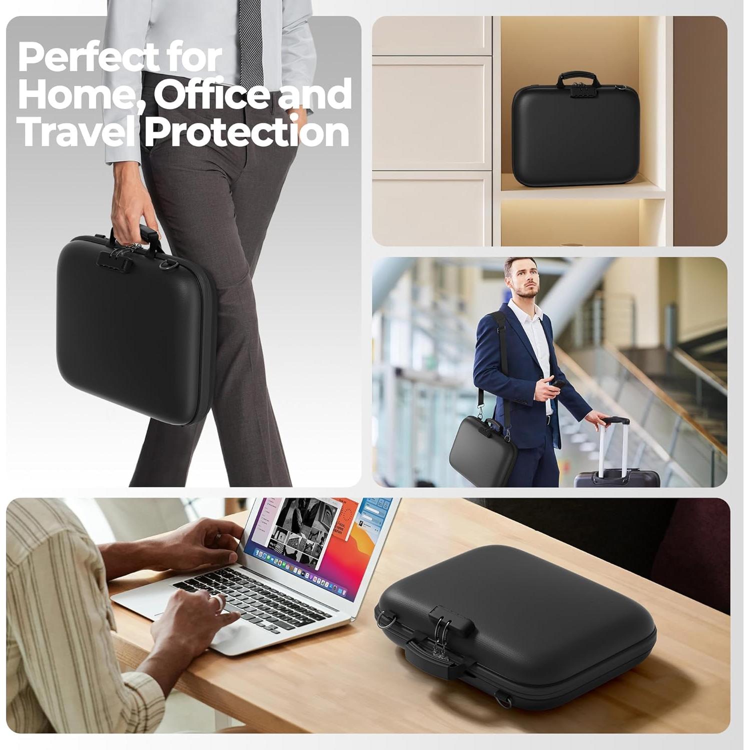 Caja de Documentos a Prueba de Fuego Nacial 39.1x30cm con Cerradura