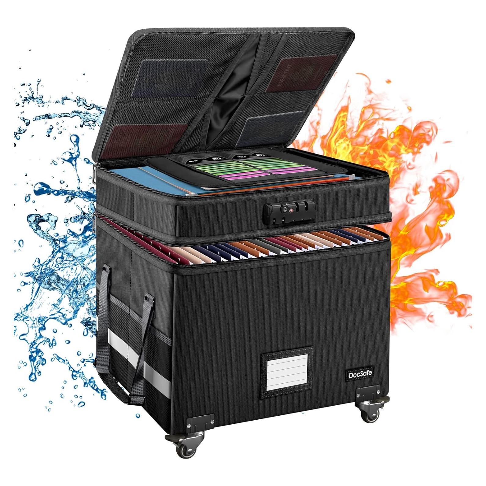 Caja de Documentos a Prueba de Fuego DocSafe 46L con Cerradura