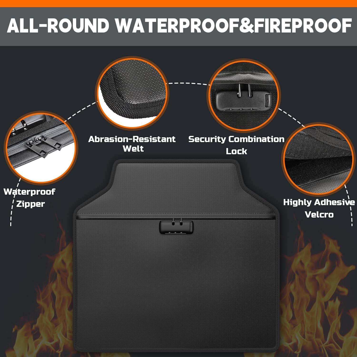 Caja Falsa a Prueba de Fuego Tomudour TDR-013 45x42cm