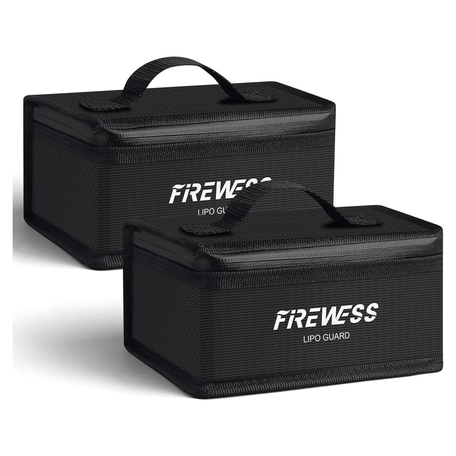 Bolsa de Batería Lipo Segura FIREWESS 2pack a Prueba de Fuego