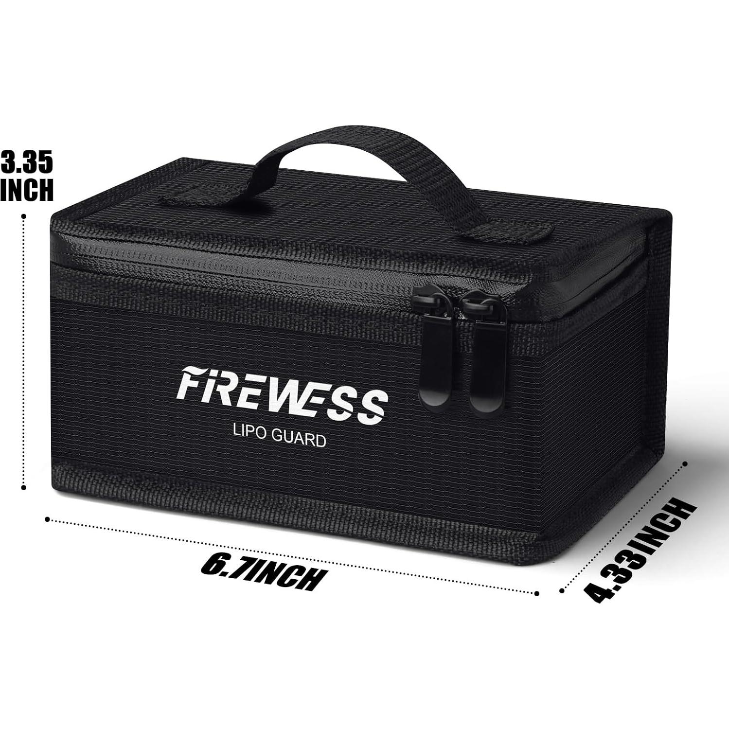 Bolsa de Batería Lipo Segura FIREWESS 2pack a Prueba de Fuego