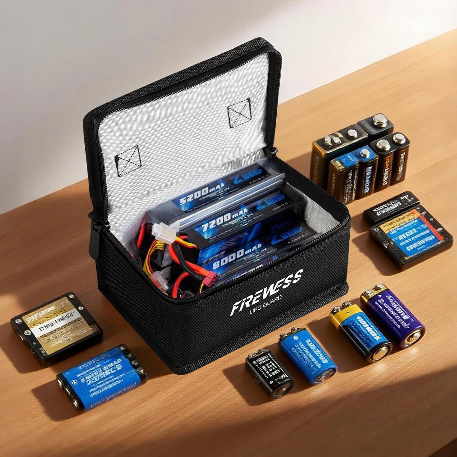 Bolsa de Batería Lipo Segura FIREWESS 2pack a Prueba de Fuego