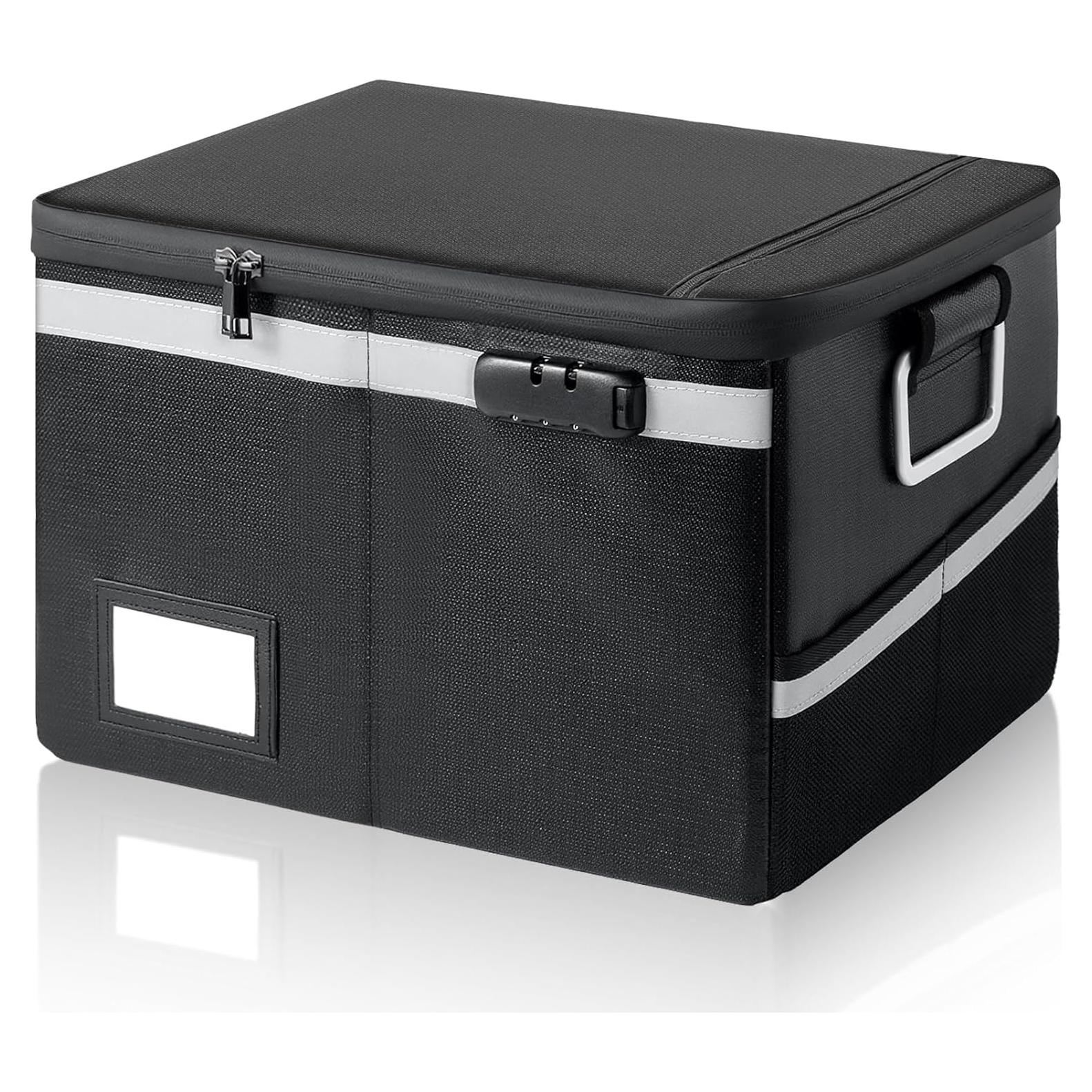 Caja Organizador de Documentos Ekunivers a Prueba de Fuego 35L