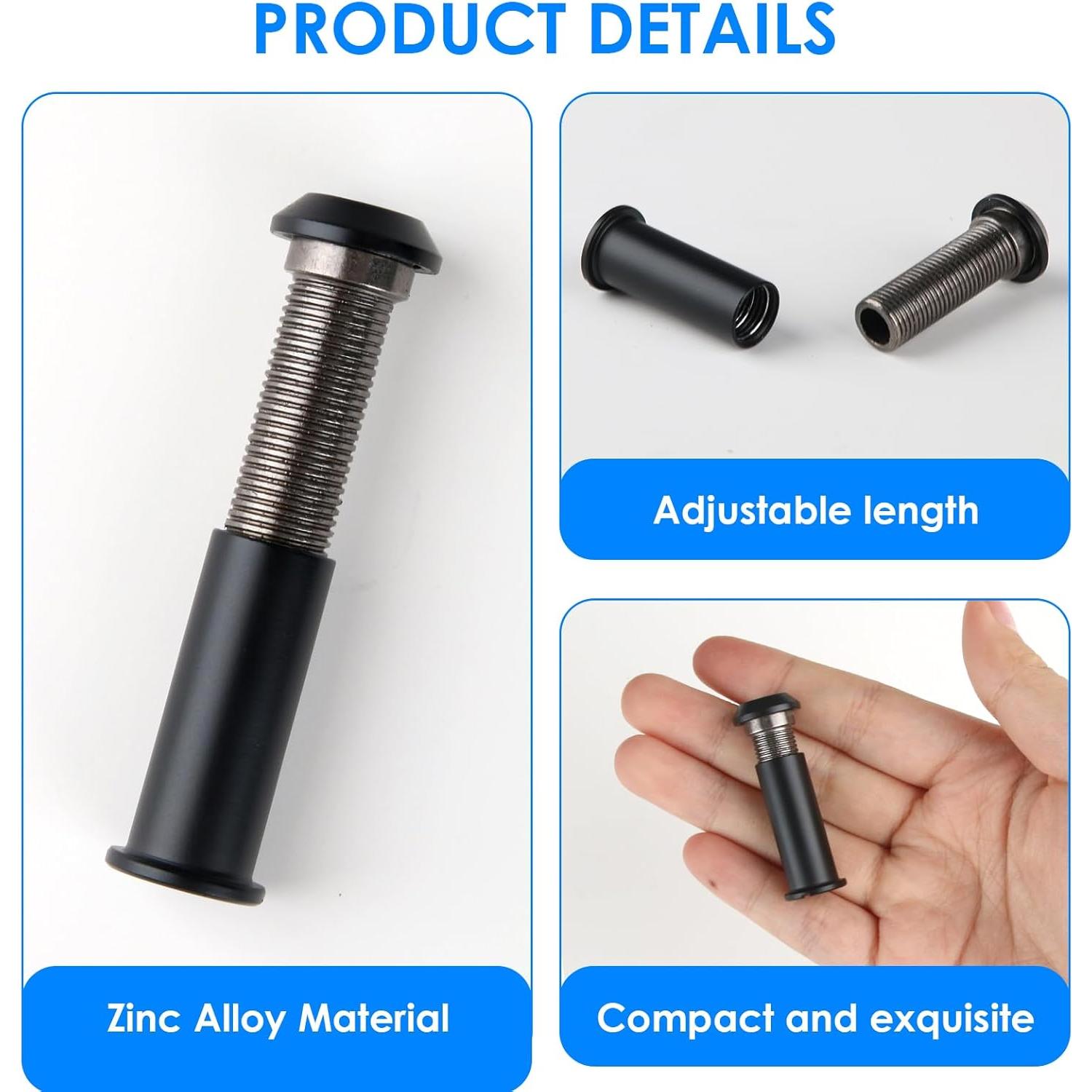 Mirador de Puerta Cromo Pulido 180° Owlbud 35-50mm