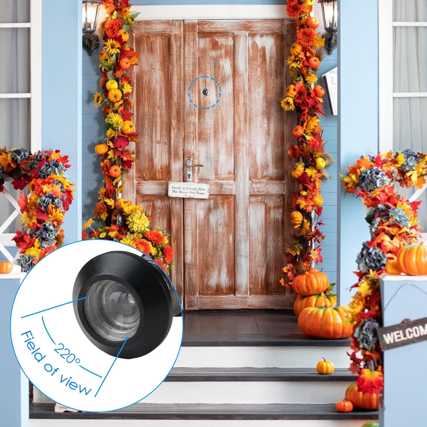 Mirador de Puerta Cromo Pulido 180° Owlbud 35-50mm