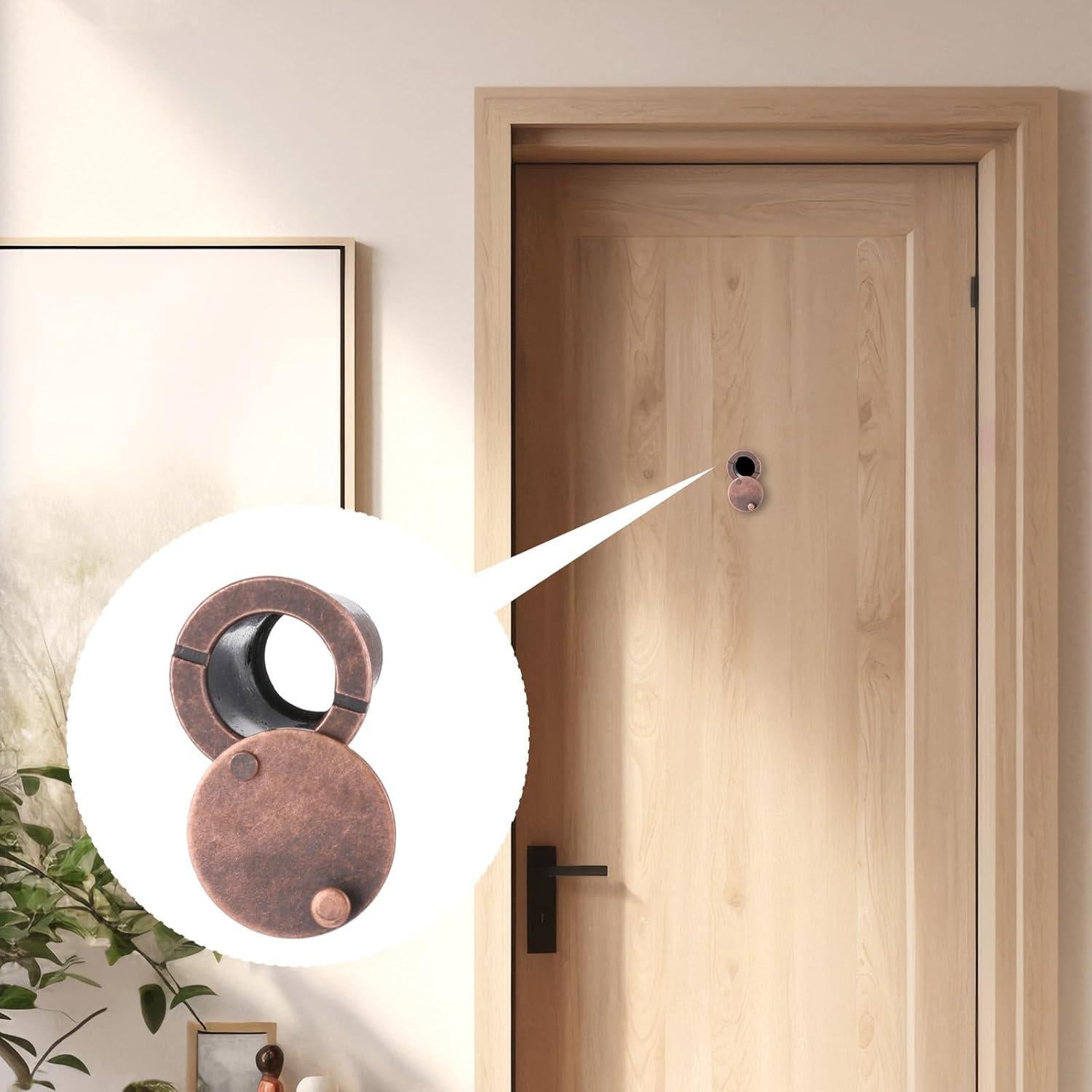 Mirilla de Puerta 220 Grados Alrhso con Cubierta Privacidad