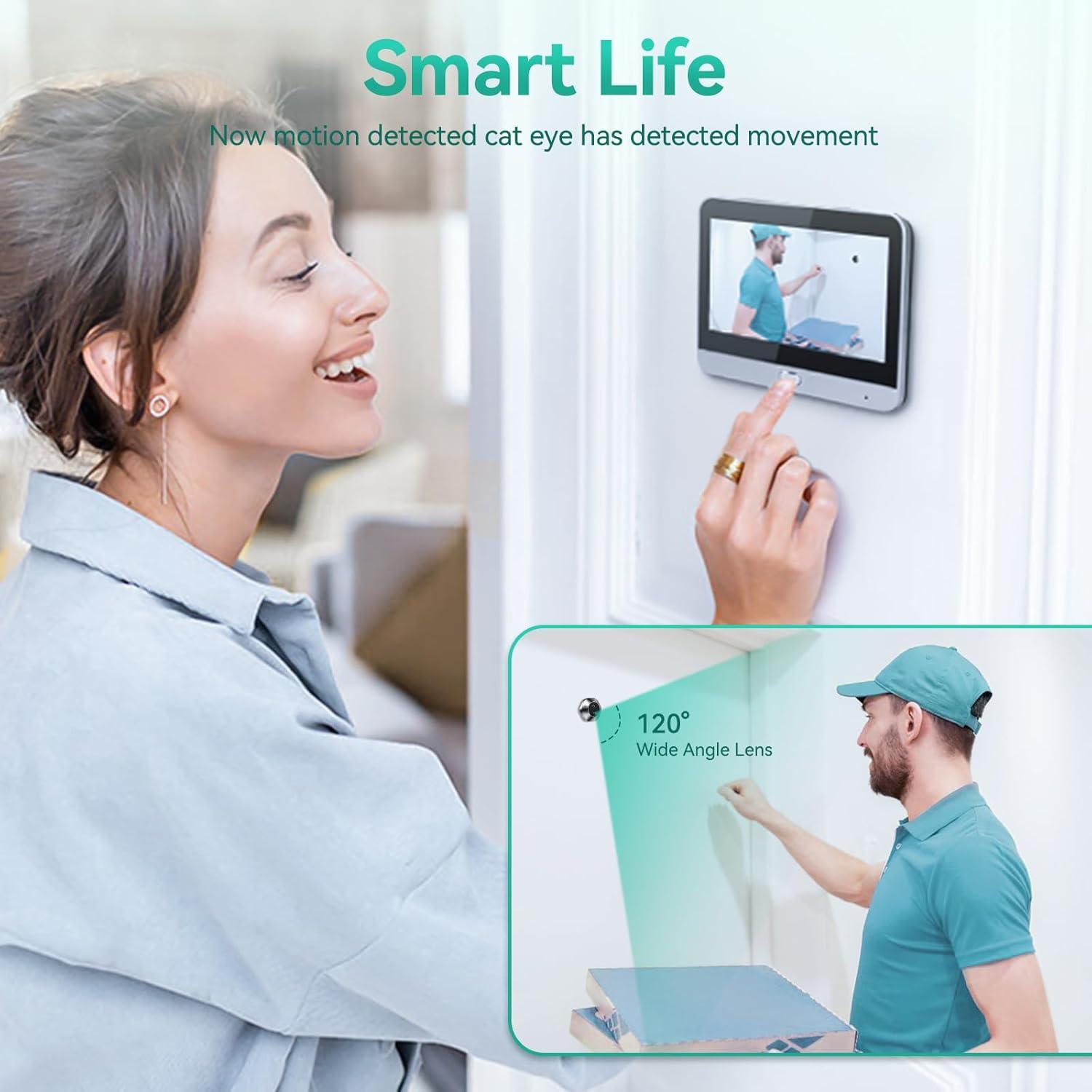 Cámara Timbre Video Inalámbrica HAPYTHDA 1080P HD WiFi