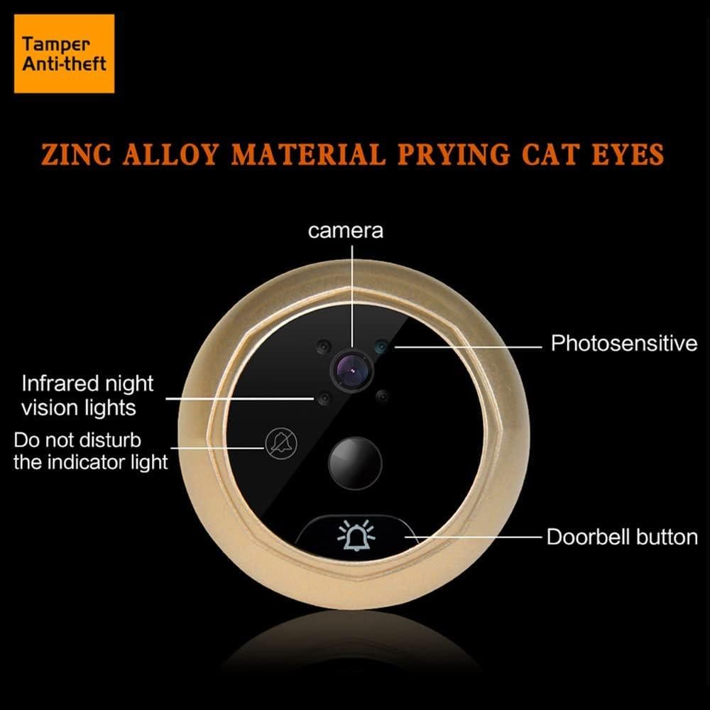 Visor de Puerta Inteligente Splenssy con Pantalla LCD 2.4"