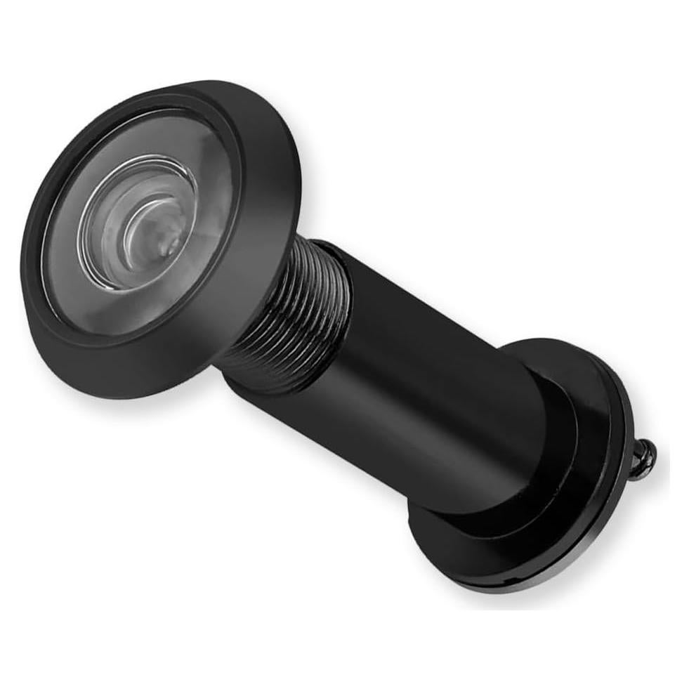 Mirilla de Puerta MUNEK 220 Grados con Broca 16mm Negra