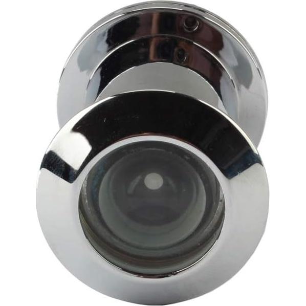 Mirador de Puerta de Seguridad Muluo 220° Latón Cromo 28mm