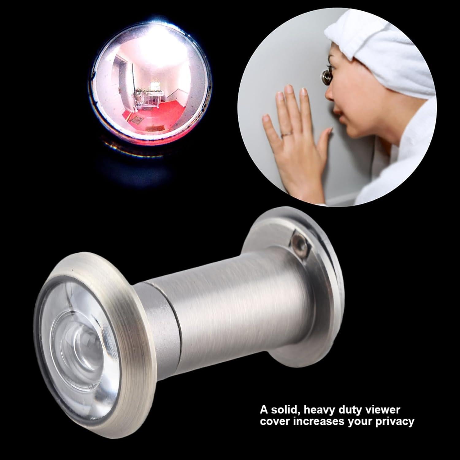 Visor de Puerta Topincn 200 Grados Bronce Verde Alta Resistencia