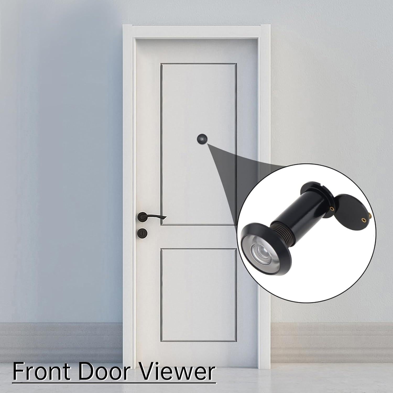 Mirilla de puerta HOJLKLD 200° con broca de titanio 16 mm