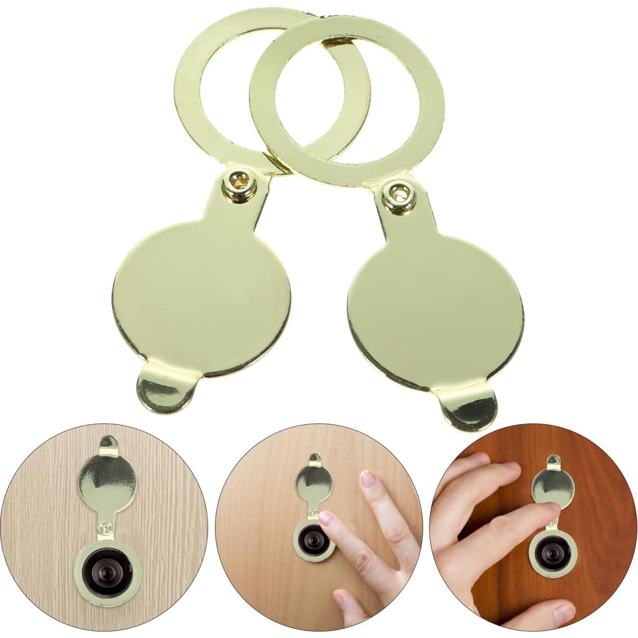 Cubiertas de Mirilla de Cobre 10 Pcs para Puerta - Privacidad