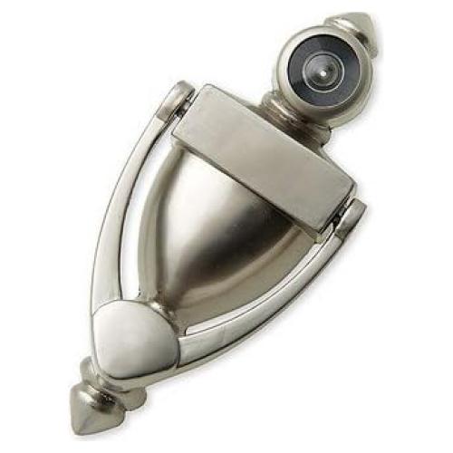 Tocador de puerta Harney 14 cm níquel satinado 180°