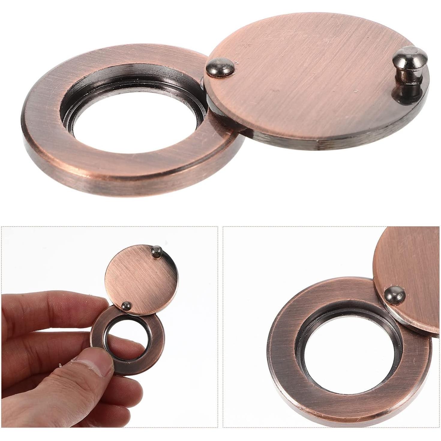Cubierta de Privacidad para Mirilla BESPORTBLE Bronce 5x3 cm