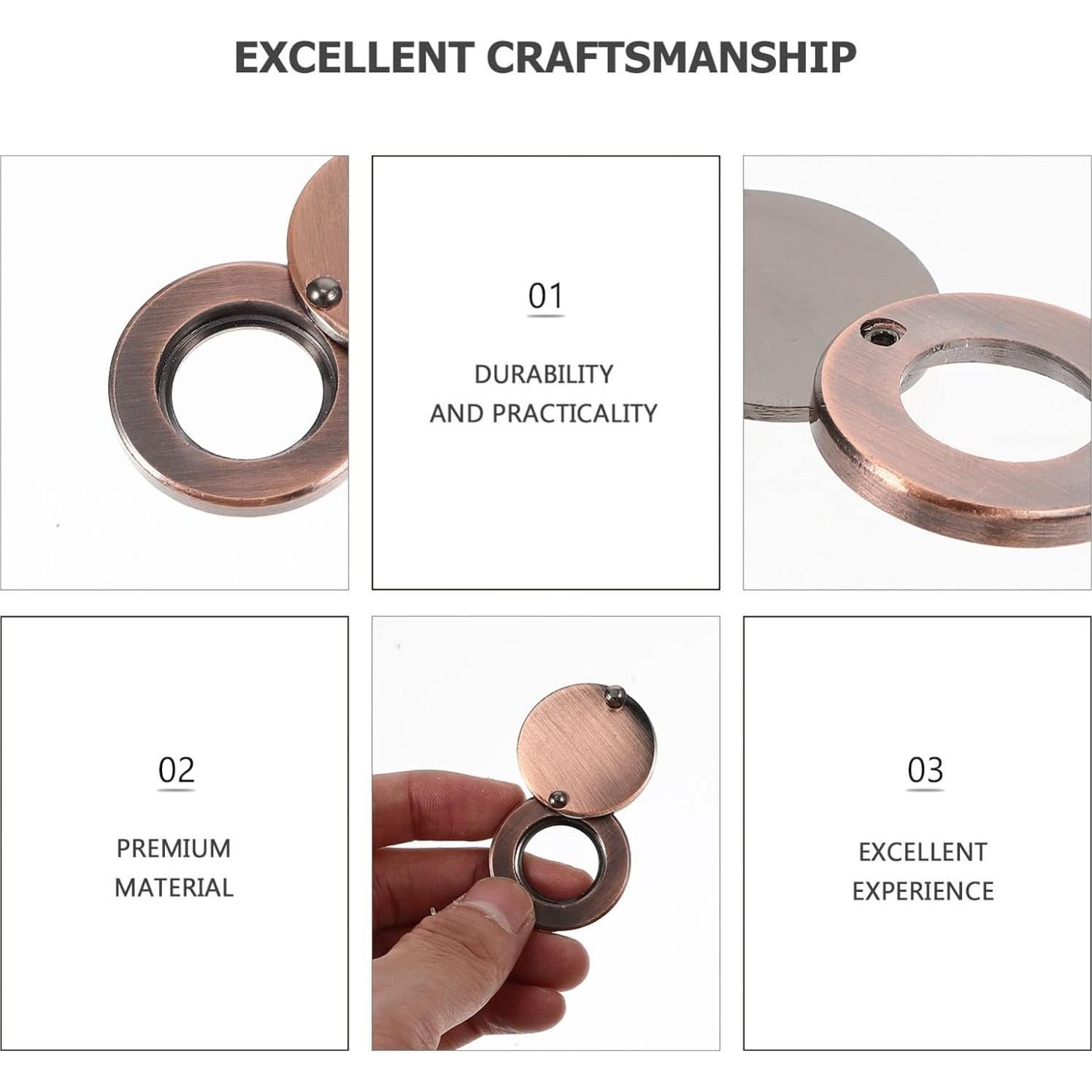 Cubierta de Privacidad para Mirilla BESPORTBLE Bronce 5x3 cm