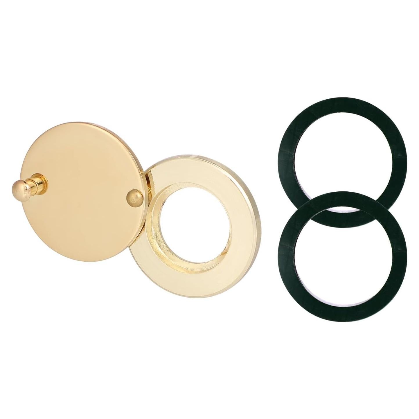 Cubierta de Mirilla TOYMIS Dorada con Cinta Doble Cara