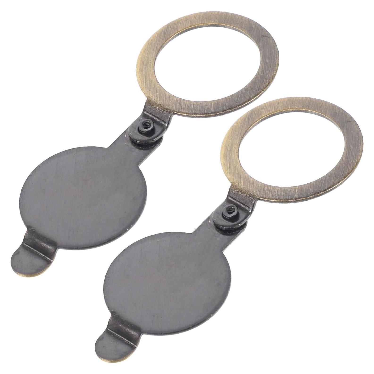 Cubierta de Privacidad para Mirilla de Puerta Cobre 2 Pcs