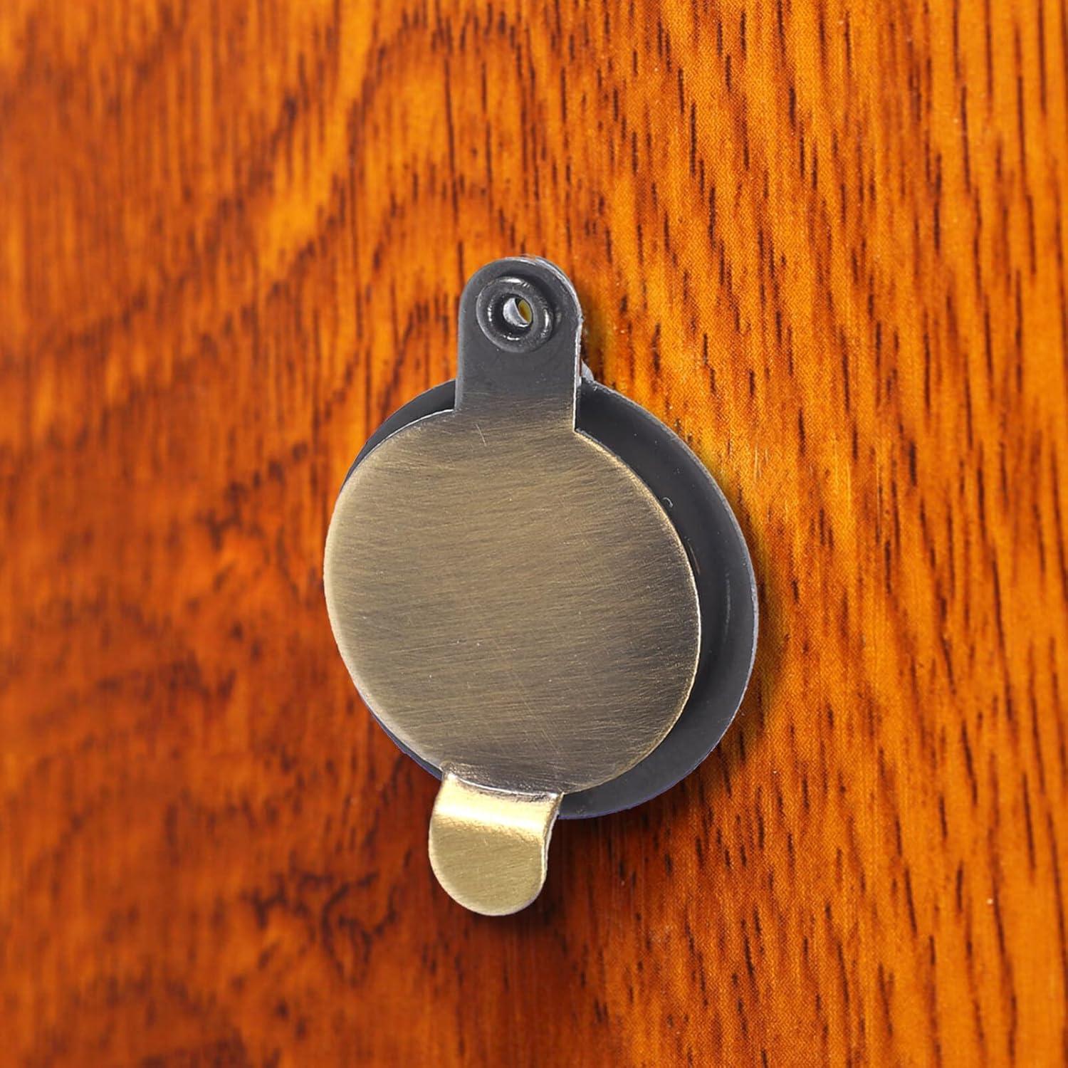 Cubierta de Privacidad para Mirilla de Puerta Cobre 2 Pcs