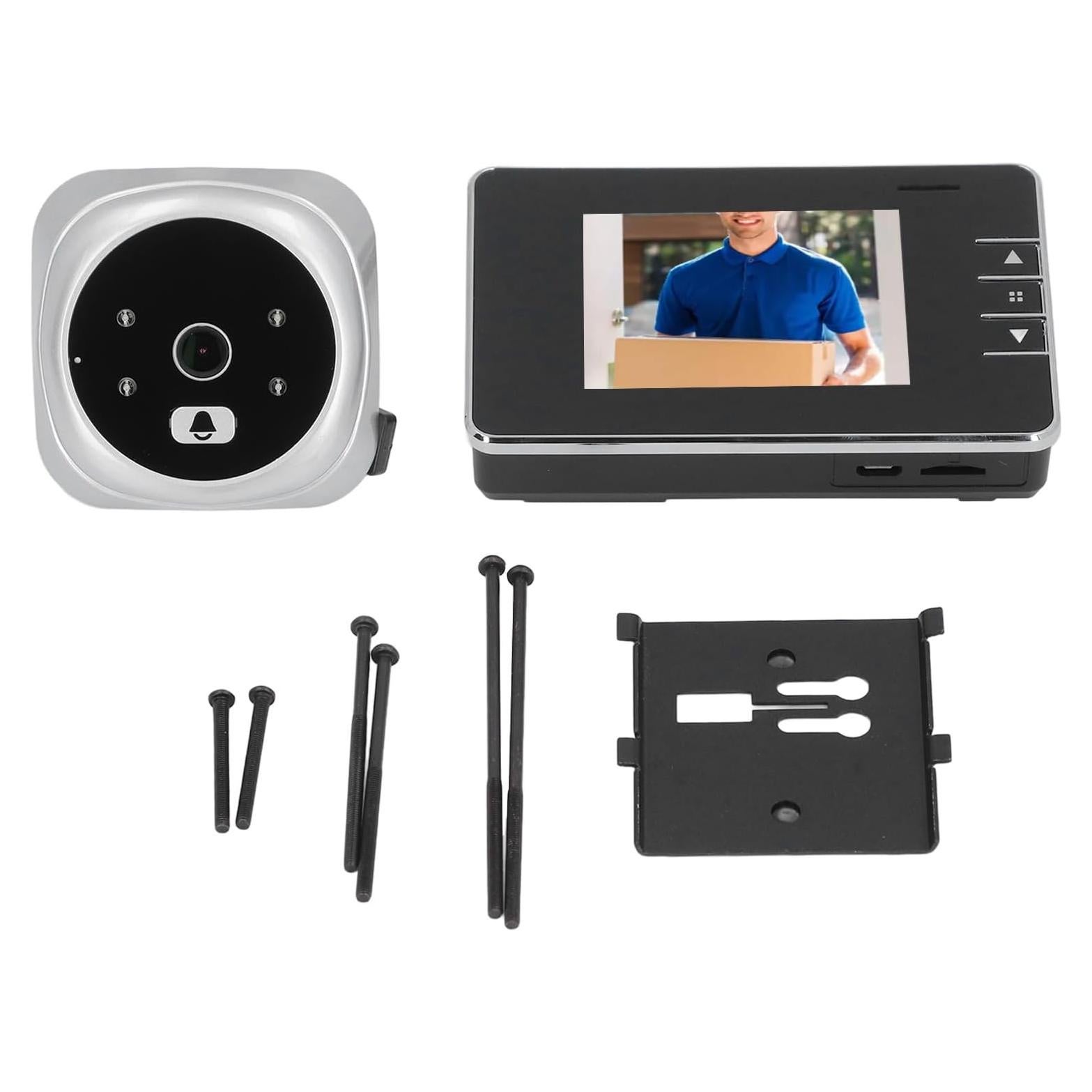 Cámara de Mirilla Digital WOHPNLE 120° HD Infrarroja