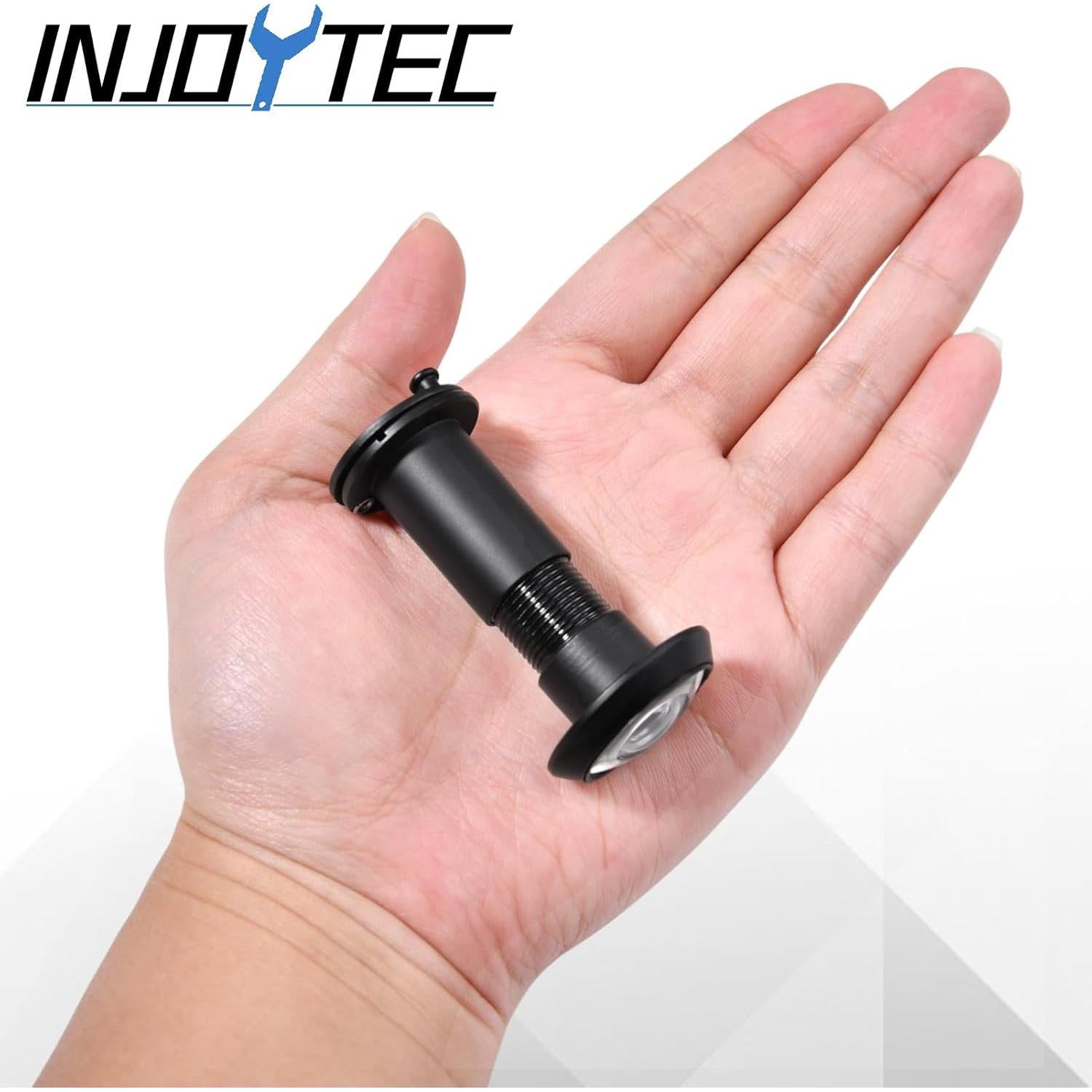 Mirilla de puerta INJOYTEC 200° con cubierta rotativa 360°