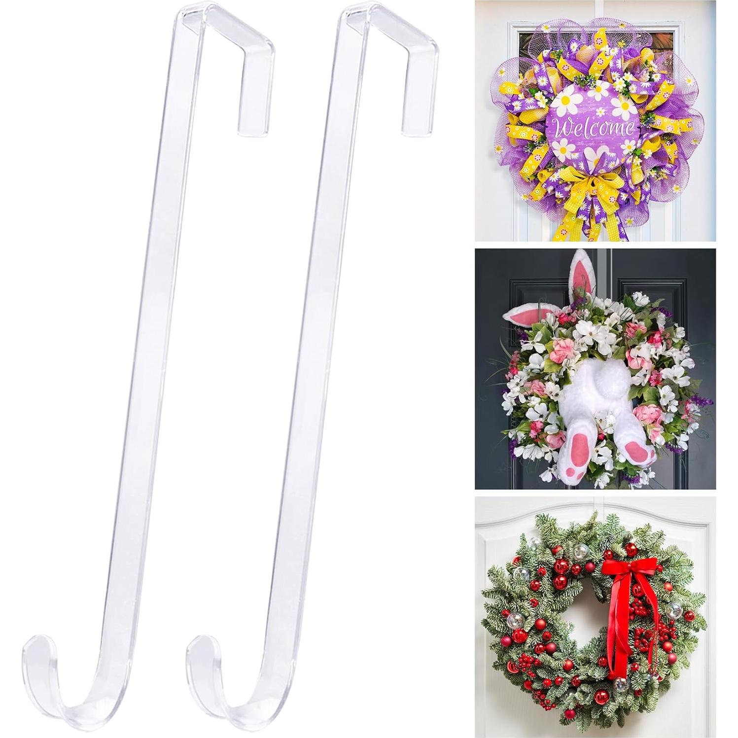 Perchero Transparente ZYSUN para Corona 30.48 cm 2 Piezas