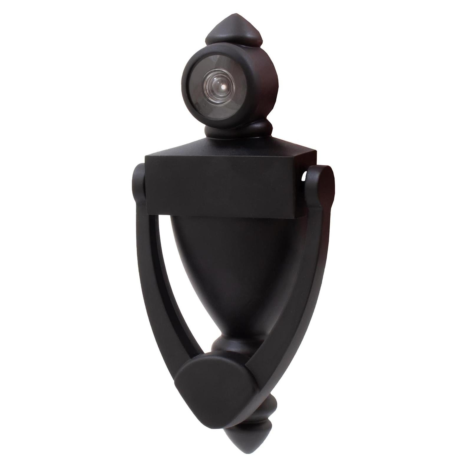 Tocador de puerta Stone Harbor con visor 180° negro mate