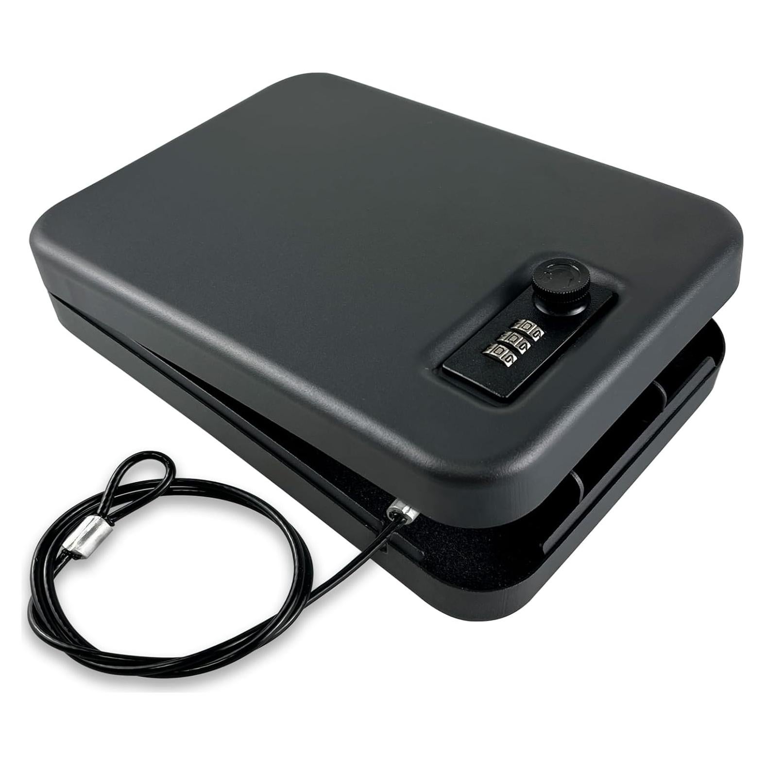 Caja Fuerte Portátil YIYITOOLS para Pistolas con Cerradura