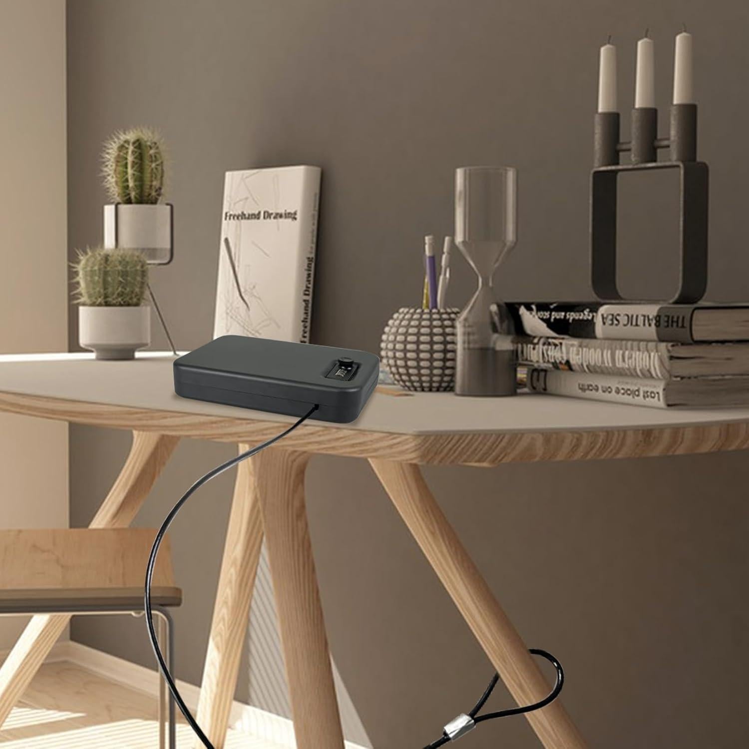 Caja Fuerte Portátil YIYITOOLS para Pistolas con Cerradura