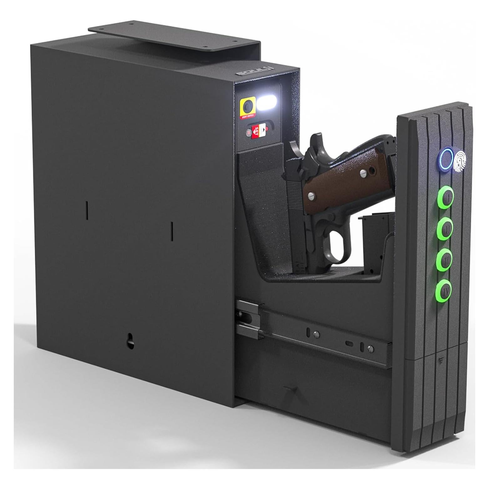 Caja Fuerte Biométrica SOULYI para Pistola 31.5x27.9cm