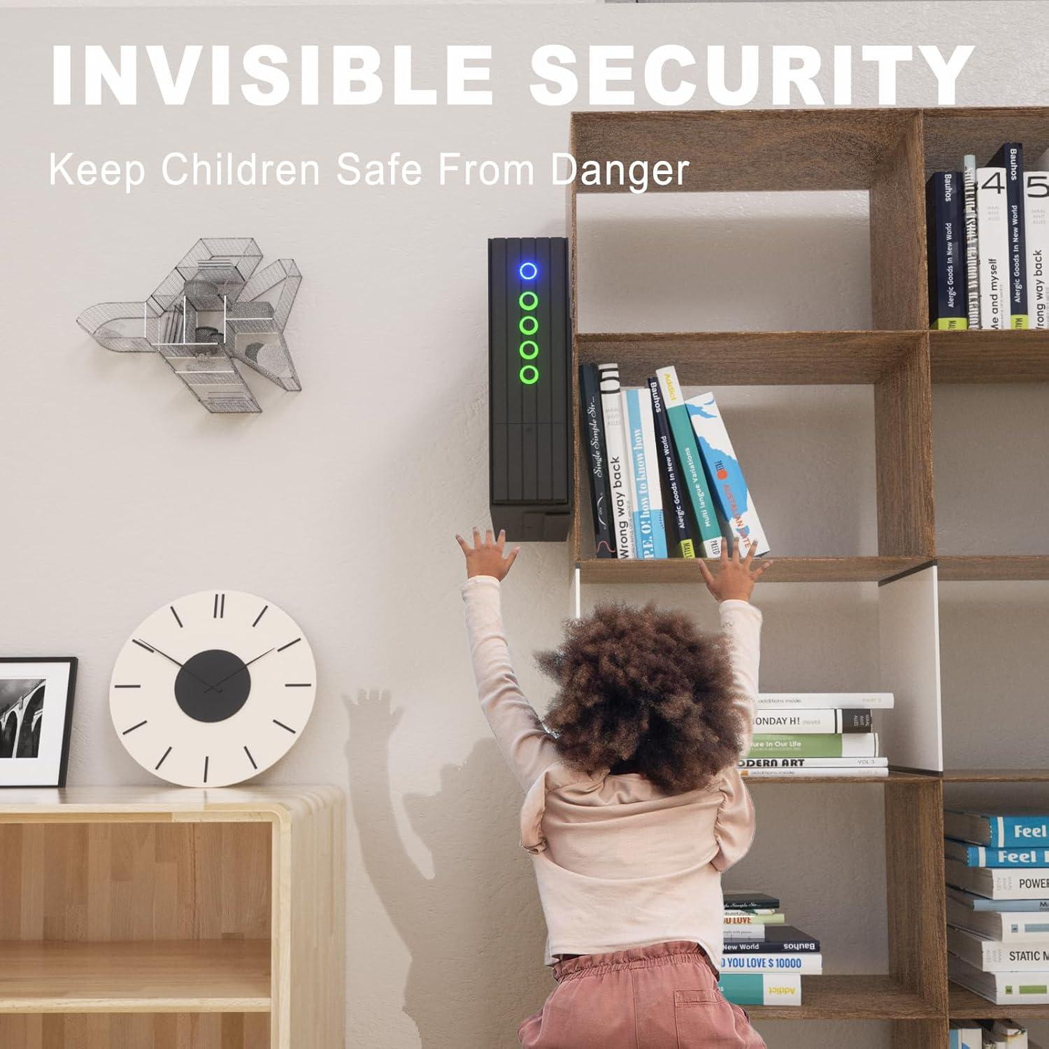 Caja Fuerte Biométrica SOULYI para Pistola 31.5x27.9cm