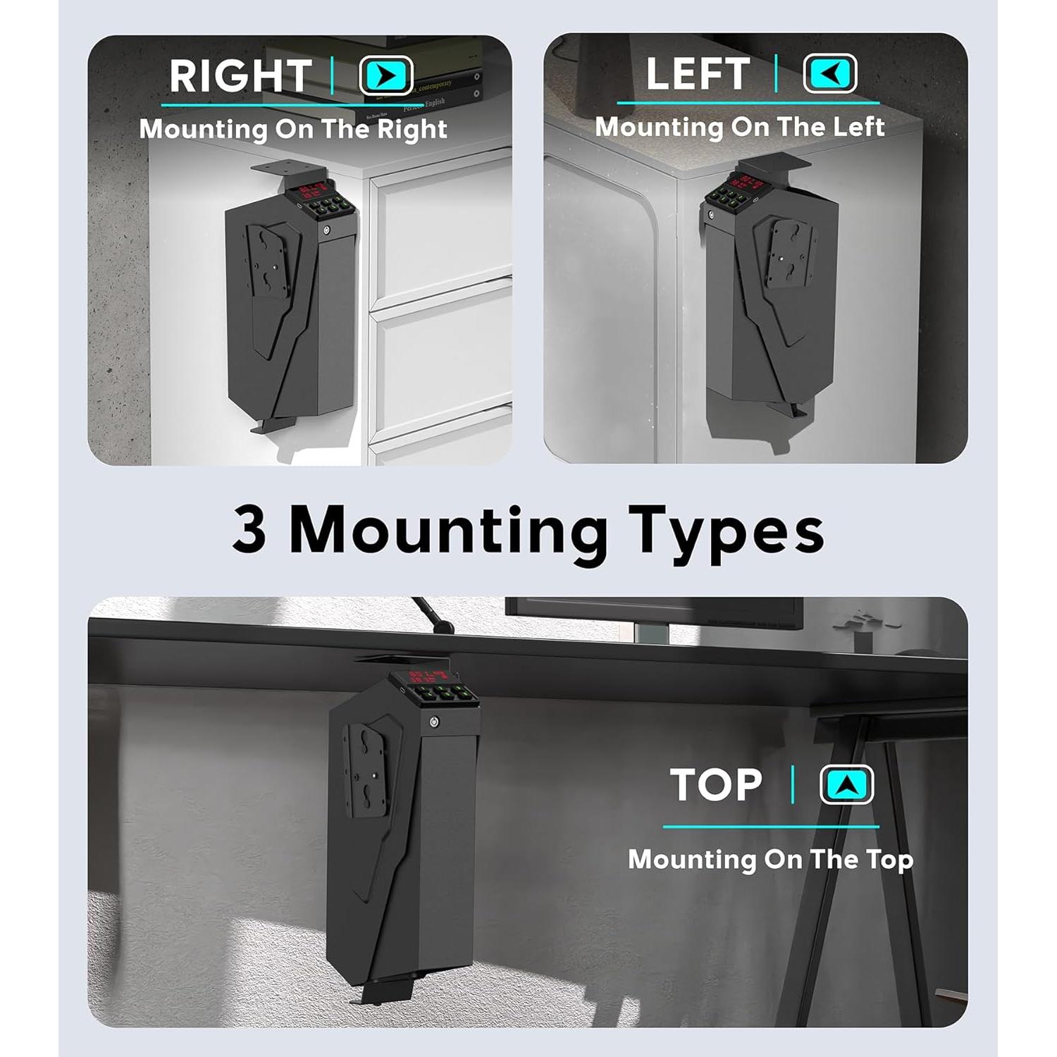 Caja Fuerte para Pistolas QINGENO QG8002E con Teclado y Llave