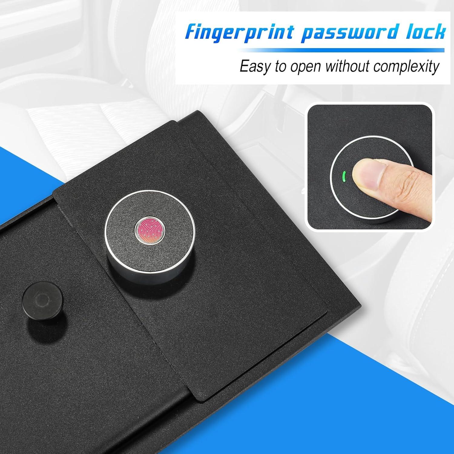 Caja Fuerte de Consola Central 3mirrors Biométrica Toyota Tundra 2014-2021