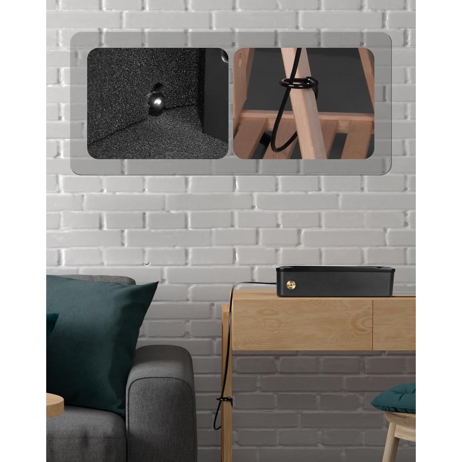 Caja Fuerte Biométrica Adoreal para 2 Pistolas con Huella Dactilar