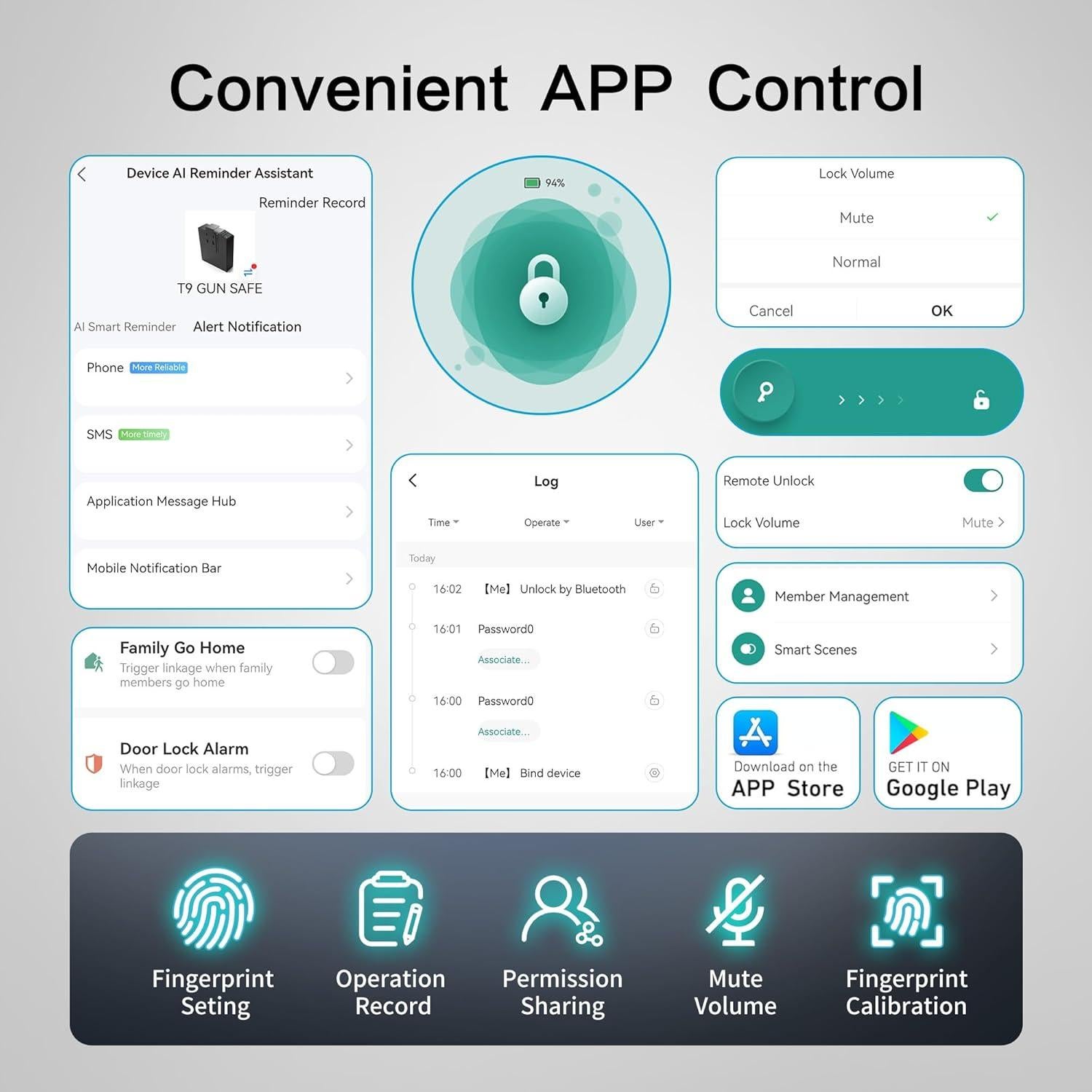 Caja Fuerte Biométrica DwlSpce para Pistolas con Acceso Rápido