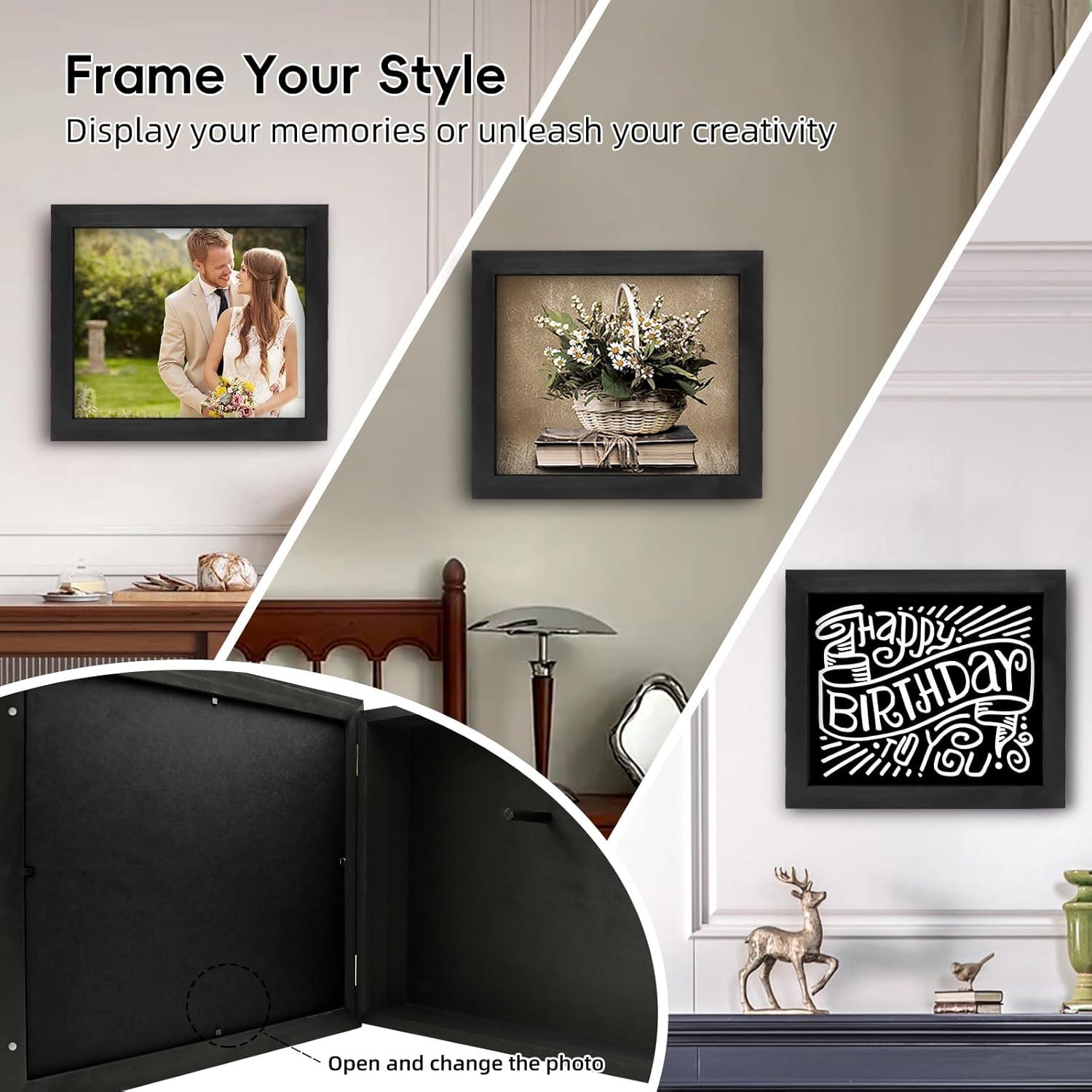 Caja Fuerte Oculta para Pistolas Dononr, Marco de Imagen Negro